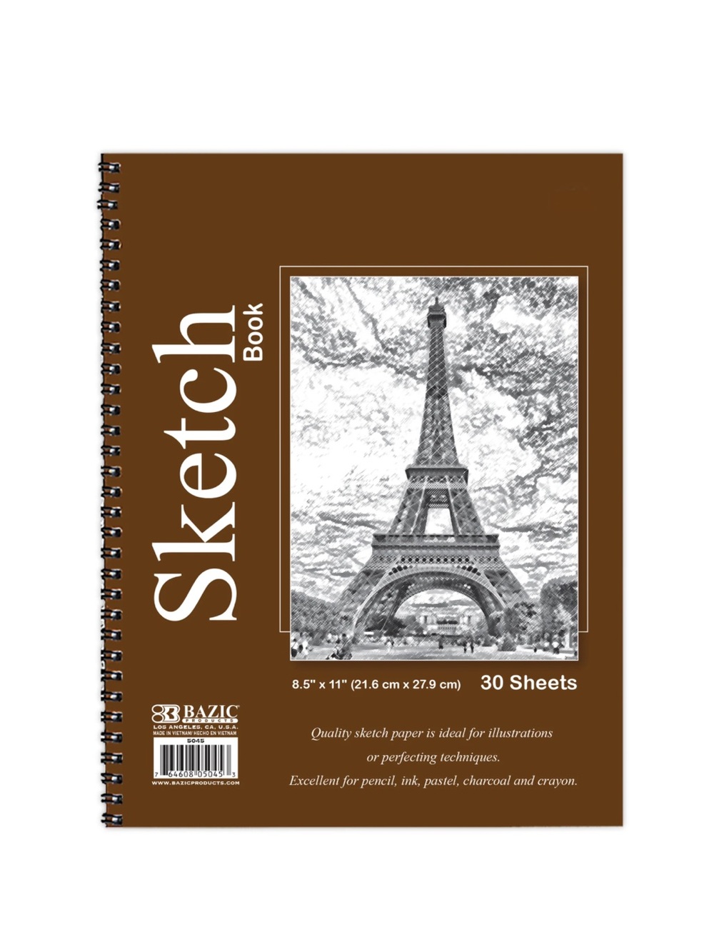 Spiral Sketch Book - 30 Sheets ✍️